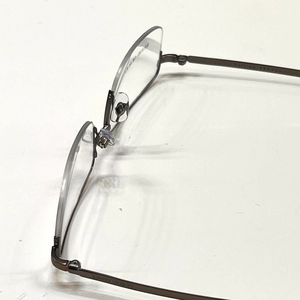NEW Giorgio Armani AR5065 3006 Bronze Eyeglass Frames 52][19~145 Half Rim Square - Picture 5 of 10